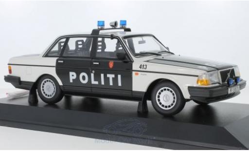 Volvo 240 1/18 Minichamps GL Politi Norway 1986 miniature