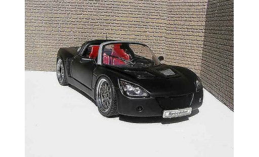 Opel Speedster Base 1/18 Welly noir blackhawk miniature
