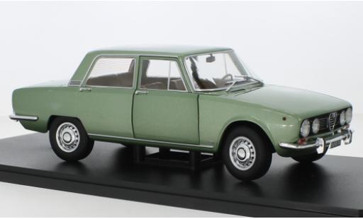Alfa Romeo 1750 1/18 Mitica Berlina metallise verte 1968 miniature