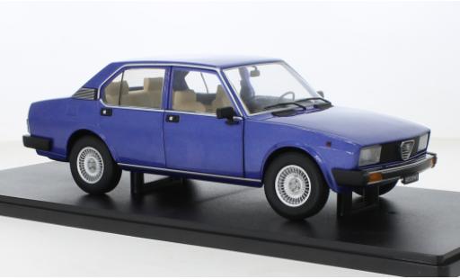 Alfa Romeo Alfetta 1/18 Mitica Berlina 2000L metallise bleue 1978 miniature