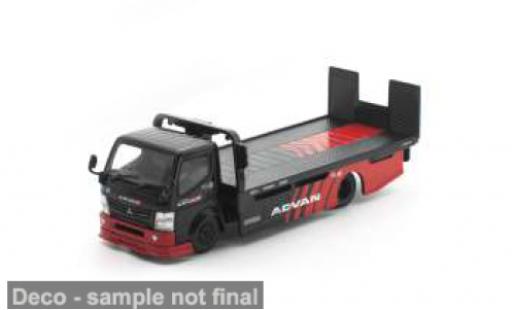 Mitsubishi Fuso 1/64 Pop Race 300 Flatbad noire/rouge Advan 1:64