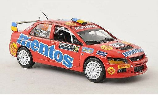 Mitsubishi Lancer Evolution IX 1/43 Vitesse Evo. No.39 Mentos PWRC Acropolis Rally 2012 /A.Nikolaev miniature