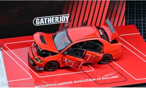Mitsubishi Lancer 1/43 GatherJoy Evo IX Ralliart rouge/Dekor 1:43 miniature