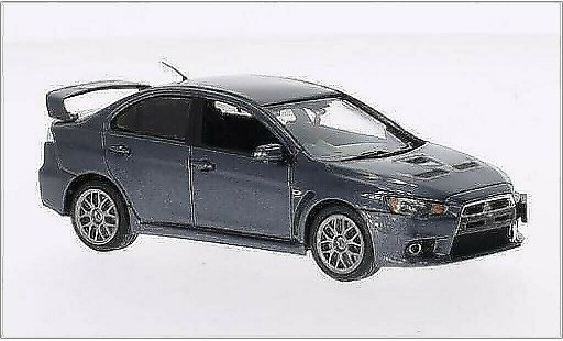 Mitsubishi Lancer Evolution X 1/43 Vitesse Evo Final Edition metallise grise RHD miniature
