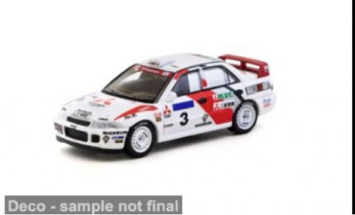Mitsubishi Lancer 1/64 Tarmac Works Evolution II Rally Hong Kong-Peking 1994 #3 K.Eriksson/S.Parmander 1:64 miniature