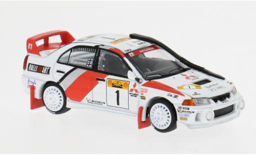 Mitsubishi Lancer 1/64 Pop Race Evolution IV Safari Rallye Kenia 1998 #1 1:64 miniature