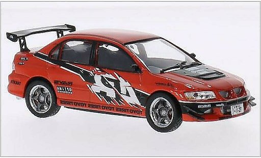 Mitsubishi Lancer Evolution IX 1/43 Greenlight rouge/Dekor 2006 miniature