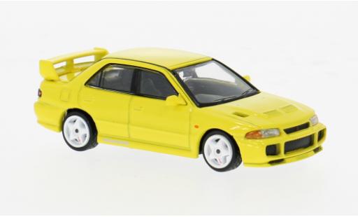 Miniature Mitsubishi Lancer 1/64 Tarmac Works GSR Evo jaune 1:64 Mitsubishi Lancer 1/64 Tarmac Works GSR Evo jaune 1:64 miniature