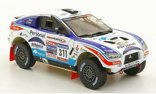 Mitsubishi Lancer Base 1/43 Vitesse No.311 Personal Rally Dakar 2010 / P.Maimon miniature
