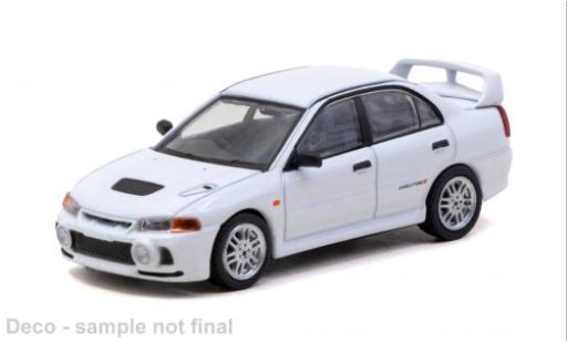 Mitsubishi Lancer 1/64 Tarmac Works RS Evolution IV blanche 1996 1:64 miniature