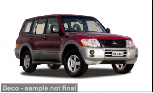 Mitsubishi Pajero 1/18 Sun Star V73 rouge 1:18 miniature