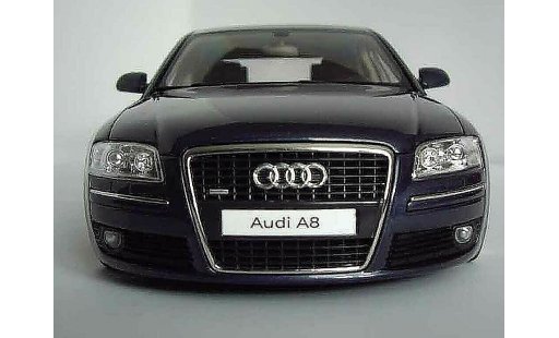 Audi A8 berline 1/18 Norev 4.2 TDI bleu fonce jantes bords larges miniature