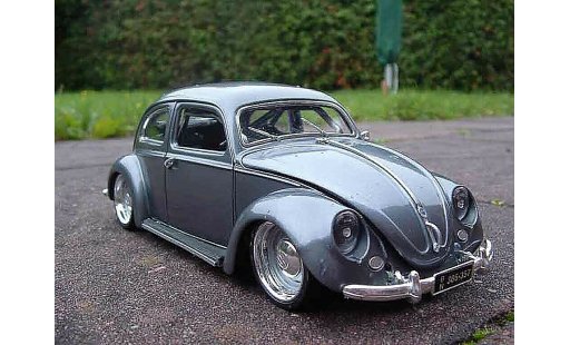 Volkswagen Kafer Base 1/18 Burago coxinelle grise jantes toles miniature