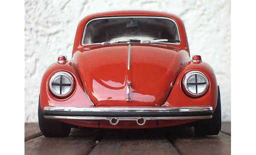 Volkswagen Kafer Base 1/18 Burago coccinelle rouge miniature