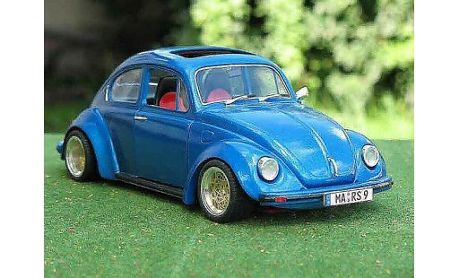 Volkswagen Kafer Base 1/18 Solido coxinelle bleue jantes bbs miniature