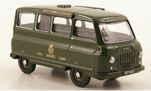 Morris J2 Minibus 1/76 Oxford Civil Defence miniature