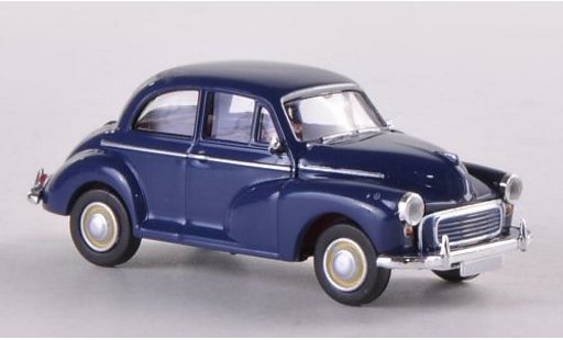 Morris Minor Base 1/87 Brekina bleu (GB) miniature