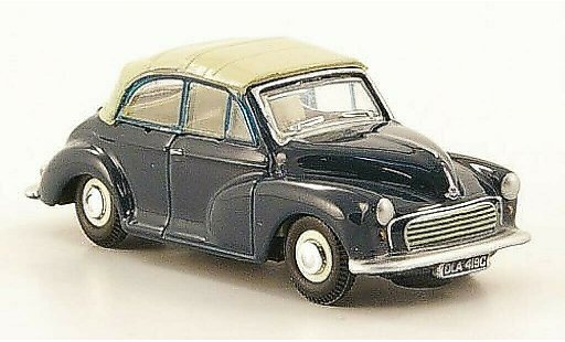 Morris Minor Base 1/76 Oxford bleu/grise ferm&Atilde;&copy; miniature