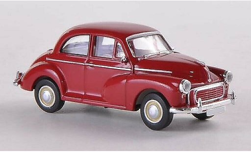 Morris Minor Base 1/87 Brekina rouge (GB) miniature