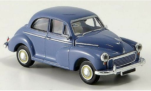 Morris Minor Base 1/87 Brekina Rechtslenker bleu miniature