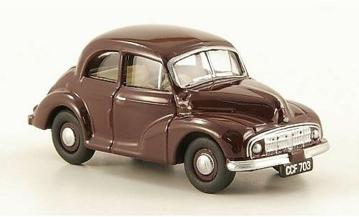 Morris Minor Base 1/76 Oxford Saloon rouge miniature