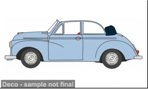 Morris Minor 1/76 Oxford Soft Top bleue/blanche 1:76