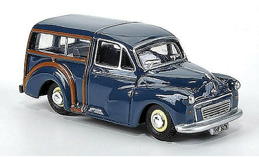 Morris Minor Van 1/76 Oxford bleu 1960 miniature