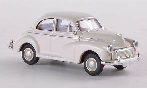 Morris Minor Base 1/87 Brekina blanche (GB) miniature