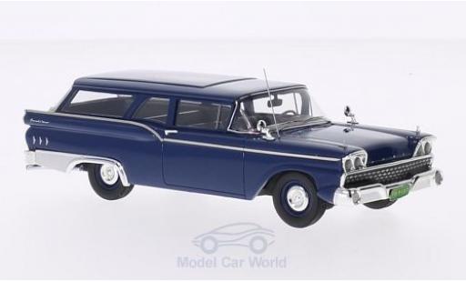 Miniature Ford Ranch Wagon 1/43 Motorhead bleue 1959 Ford Ranch Wagon 1/43 Motorhead bleue 1959 miniature