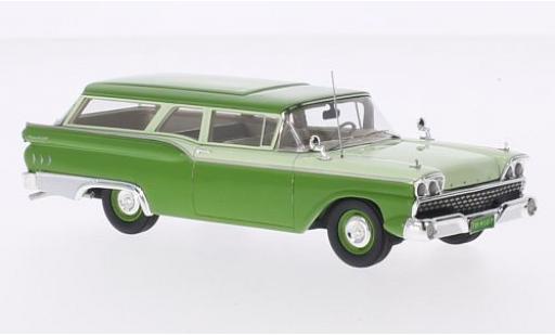 Miniature Ford Ranch Wagon 1/43 Motorhead verte/verte 1959 Ford Ranch Wagon 1/43 Motorhead verte/verte 1959 miniature
