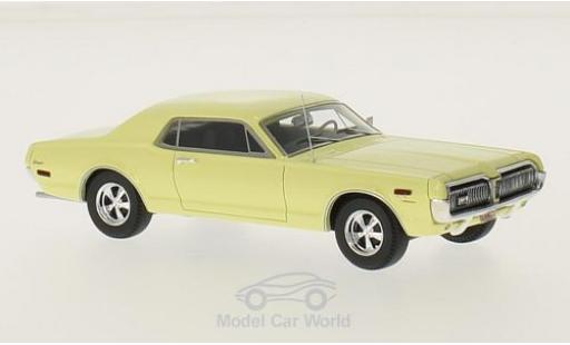Mercury Cougar 1/43 Motorhead jaune 1968 miniature