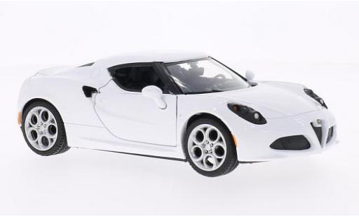 Miniature Alfa Romeo 4C 1/24 Motormax blanche Alfa Romeo 4C 1/24 Motormax blanche miniature