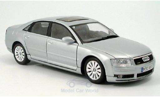 Miniature Audi A8 1/18 Motormax grise 2004 Audi A8 1/18 Motormax grise 2004 miniature