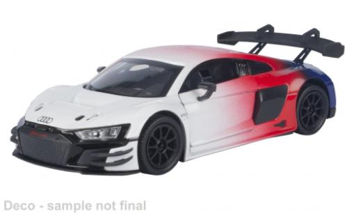 Miniature Audi R8 1/24 Motormax LMS GT3 blanche/rouge 1:24 Audi R8 1/24 Motormax LMS GT3 blanche/rouge 1:24 miniature