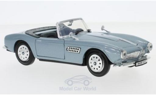 Bmw 507 1/24 Motormax metallise bleue miniature