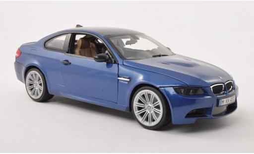 Miniature Bmw M3 1/18 Motormax (E92M) metallise bleue/carbon 2008 Bmw M3 1/18 Motormax (E92M) metallise bleue/carbon 2008 miniature