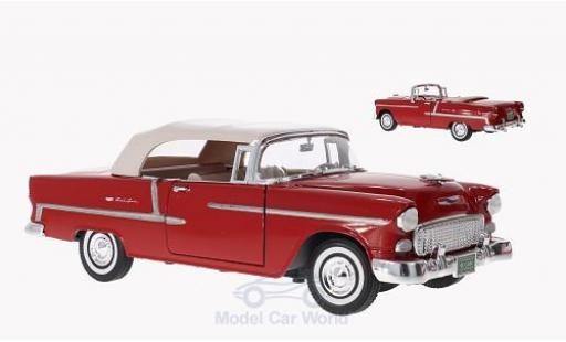 Miniature Chevrolet Bel Air 1/18 Motormax Cabriolet rouge 1955 Softtop und Persenning liegen bei Chevrolet Bel Air 1/18 Motormax Cabriolet rouge 1955 Softtop und Persenning liegen bei miniature