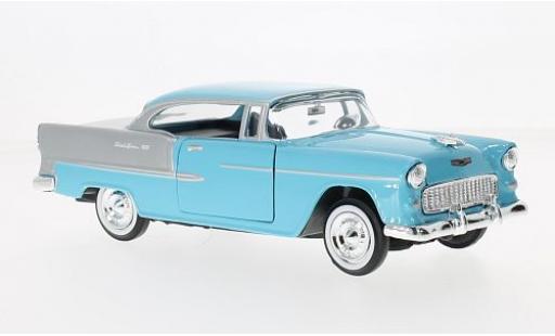 Miniature Chevrolet Bel Air 1/24 Motormax bleue/grise 1955 Chevrolet Bel Air 1/24 Motormax bleue/grise 1955 miniature