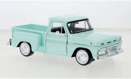 Chevrolet C-10 1/24 Motormax Pick Up Fleetside verte 1966 1:24 miniature