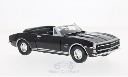 Miniature Chevrolet Camaro 1/24 Motormax SS Cabriolet violetteee 1967 ohne Vitrine Chevrolet Camaro 1/24 Motormax SS Cabriolet violetteee 1967 ohne Vitrine miniature