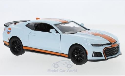 Miniature Chevrolet Camaro ZL1 1/24 Motormax ZL1 Gulf 2017 Chevrolet Camaro ZL1 1/24 Motormax ZL1 Gulf 2017 miniature
