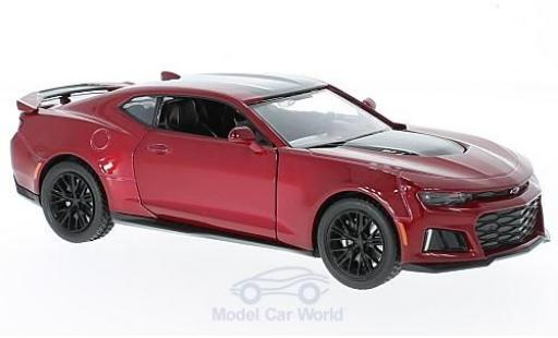 Miniature Chevrolet Camaro ZL1 1/24 Motormax ZL1 metallise rouge 2017 Chevrolet Camaro ZL1 1/24 Motormax ZL1 metallise rouge 2017 miniature