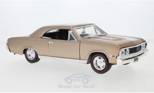 Miniature Chevrolet Chevelle 1/18 Motormax SS 396 metallise marron 1967 Chevrolet Chevelle 1/18 Motormax SS 396 metallise marron 1967 miniature
