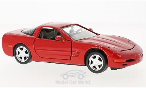Chevrolet Corvette C5 1/24 Motormax rouge 1997 miniature