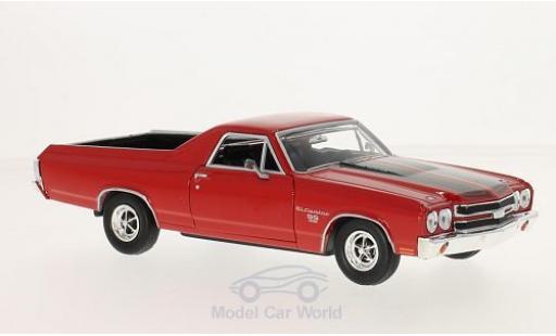 Miniature Chevrolet El Camino 1/24 Motormax rouge/noire 1970 Chevrolet El Camino 1/24 Motormax rouge/noire 1970 miniature