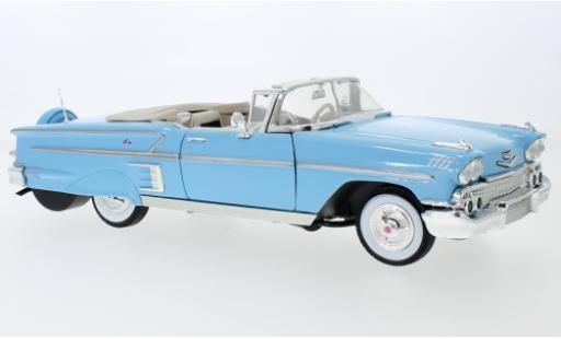 Miniature Chevrolet Impala 1/18 Motormax Cabriolet bleue 1958 Chevrolet Impala 1/18 Motormax Cabriolet bleue 1958 miniature