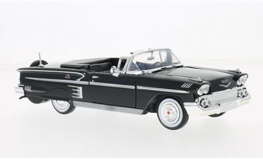 Miniature Chevrolet Impala 1/24 Motormax Cabriolet noire 1958 Chevrolet Impala 1/24 Motormax Cabriolet noire 1958 miniature
