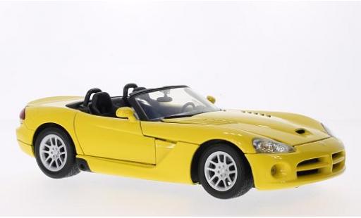 Dodge Viper 1/18 Motormax SRT-10 jaune 2003 miniature