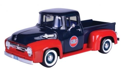 Miniature Ford F-1 1/24 Motormax 00 Pick Up bleue/rouge Gulf 1956 Ford F-1 1/24 Motormax 00 Pick Up bleue/rouge Gulf 1956 miniature