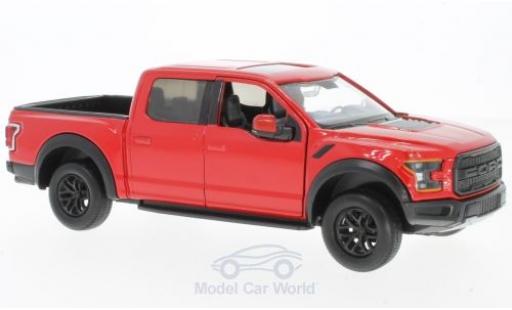 Miniature Ford F-1 1/24 Motormax 50 Raptor rouge 2017 Ford F-1 1/24 Motormax 50 Raptor rouge 2017 miniature